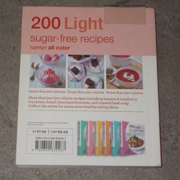 New 200 Light Sugar-free Recipes 235 pages w index - Picture 2 of 2